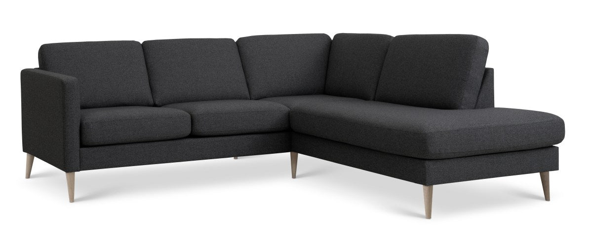 fabric, anthracite/natural – Ask sæt 53 sofa fra Unique Beds, Home & Living