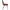 Becca Spisebordsstol Terracotta Stof Stel Sort
