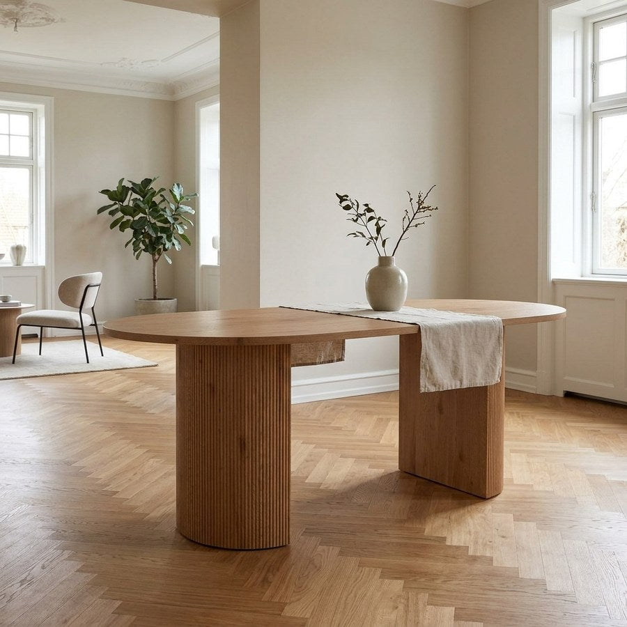 Boavista Spisebord i Natur MDF fra House Nordic | B100xL210xH75 cm