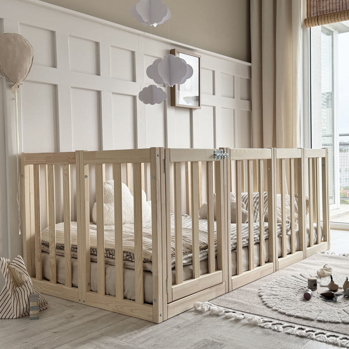 Børneseng Modulo Up i Massivt Fyrretræ fra Raw Kids, billede 1 fra Unique Beds, Home & Living