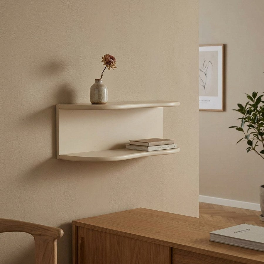 Botta Væghylde i Beige MDF fra House Nordic | B44xL17,5xH18 cm
