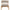 Burley Lounge Stol Beige Stof Posefjedre