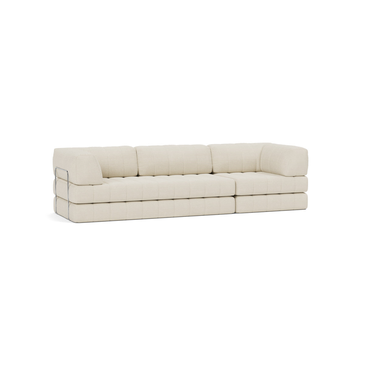 594 Corduroy Ivory – CozyPad Grand Sovesofa – som sofa fra Unique Beds, Home & Living