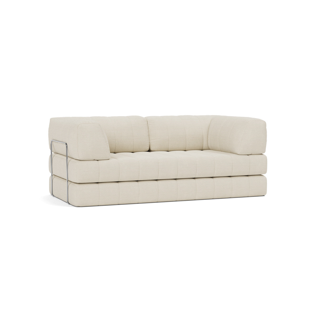 594 Corduroy Ivory – CozyPad Sovesofa med Armhynder – som sofa fra Unique Beds, Home & Living