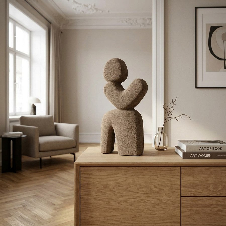 Dekoration Figur i Brun Keramik fra House Nordic | B16xL8xH36 cm