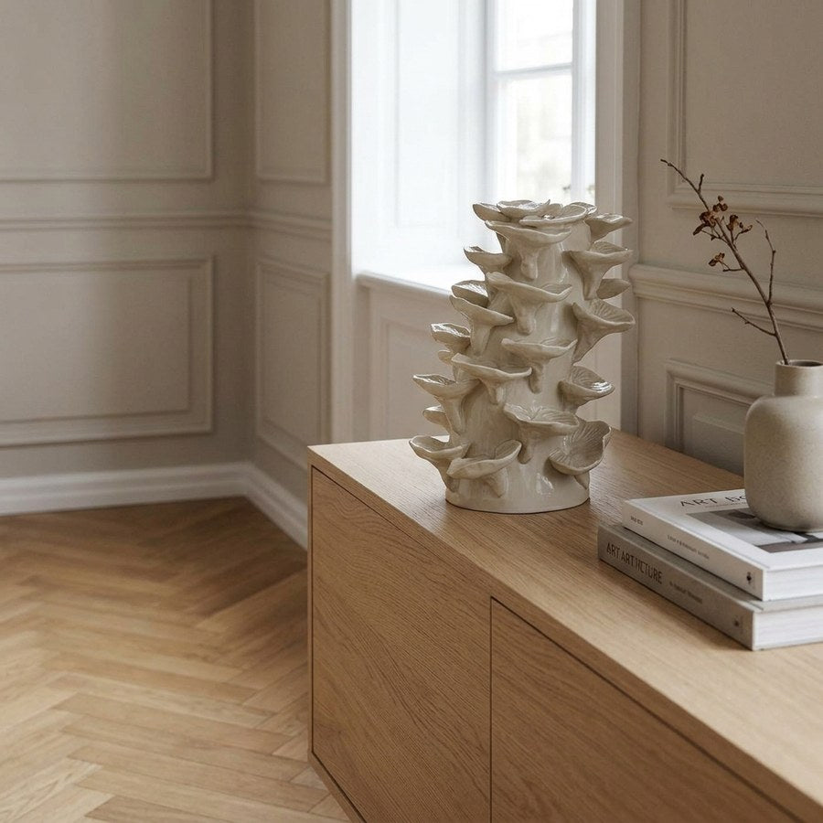 Dekoration Skulptur i Beige Stentøj fra House Nordic | B18xL15xH24 cm