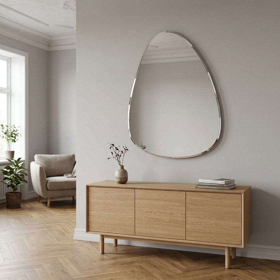Devonport Vægspejl i Klar Glas fra House Nordic | B70xL0,5xH100 cm