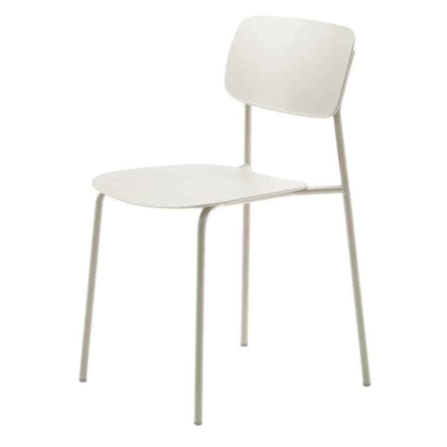 Kirkland Spisebordsstol i Stål Greige fra Unique Furniture | B43,5xH79xD51cm