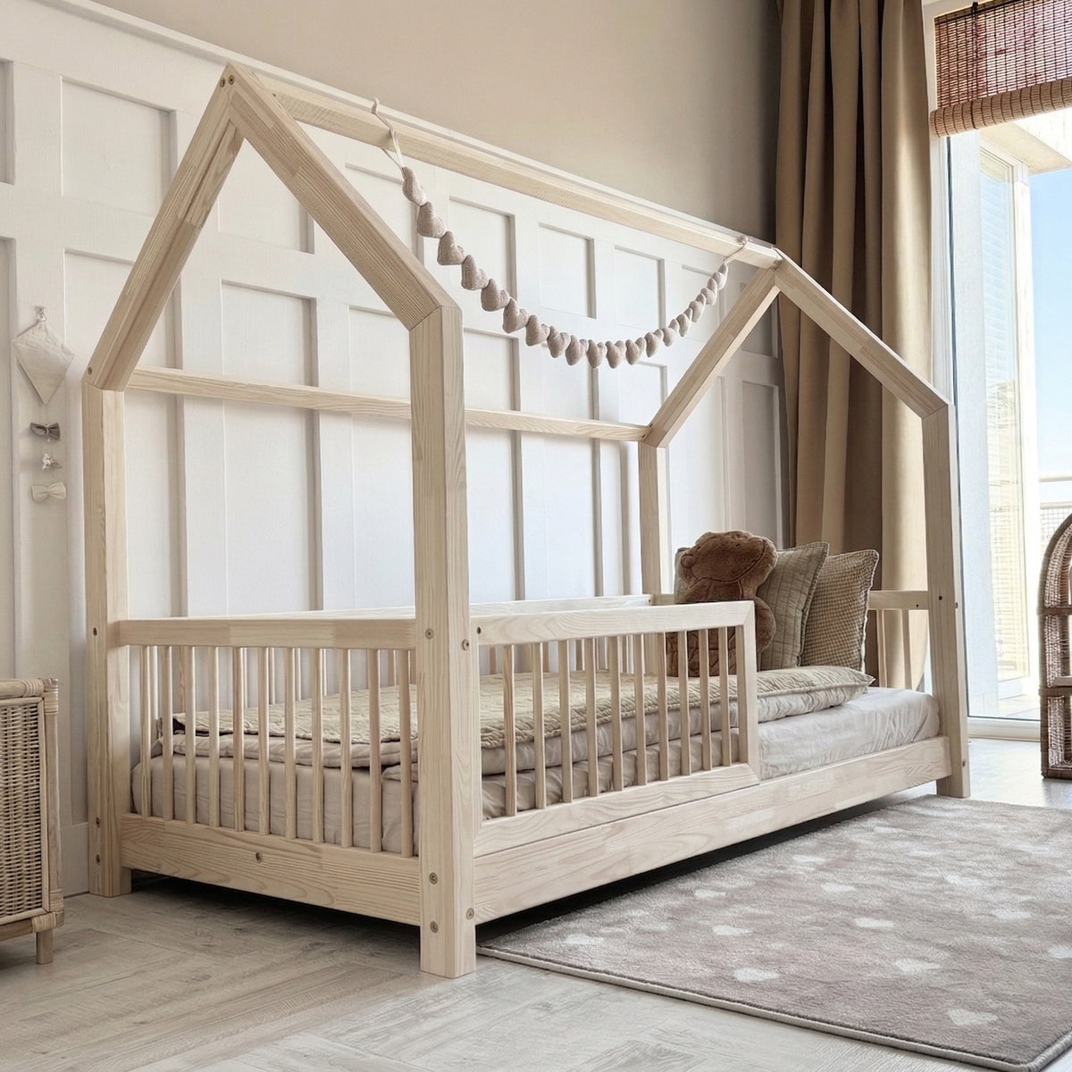 Flori Husseng i Limet Fyrretræ i Flere Farver fra Raw Kids i farven Natur – fra Unique Beds, Home & Living