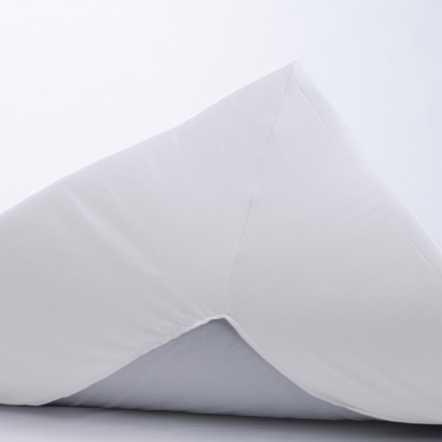 Excellent Jersey Kuvertlagen fra Borås Cotton | Hvid | 140/160x200/210/220x10 cm - OUTLET