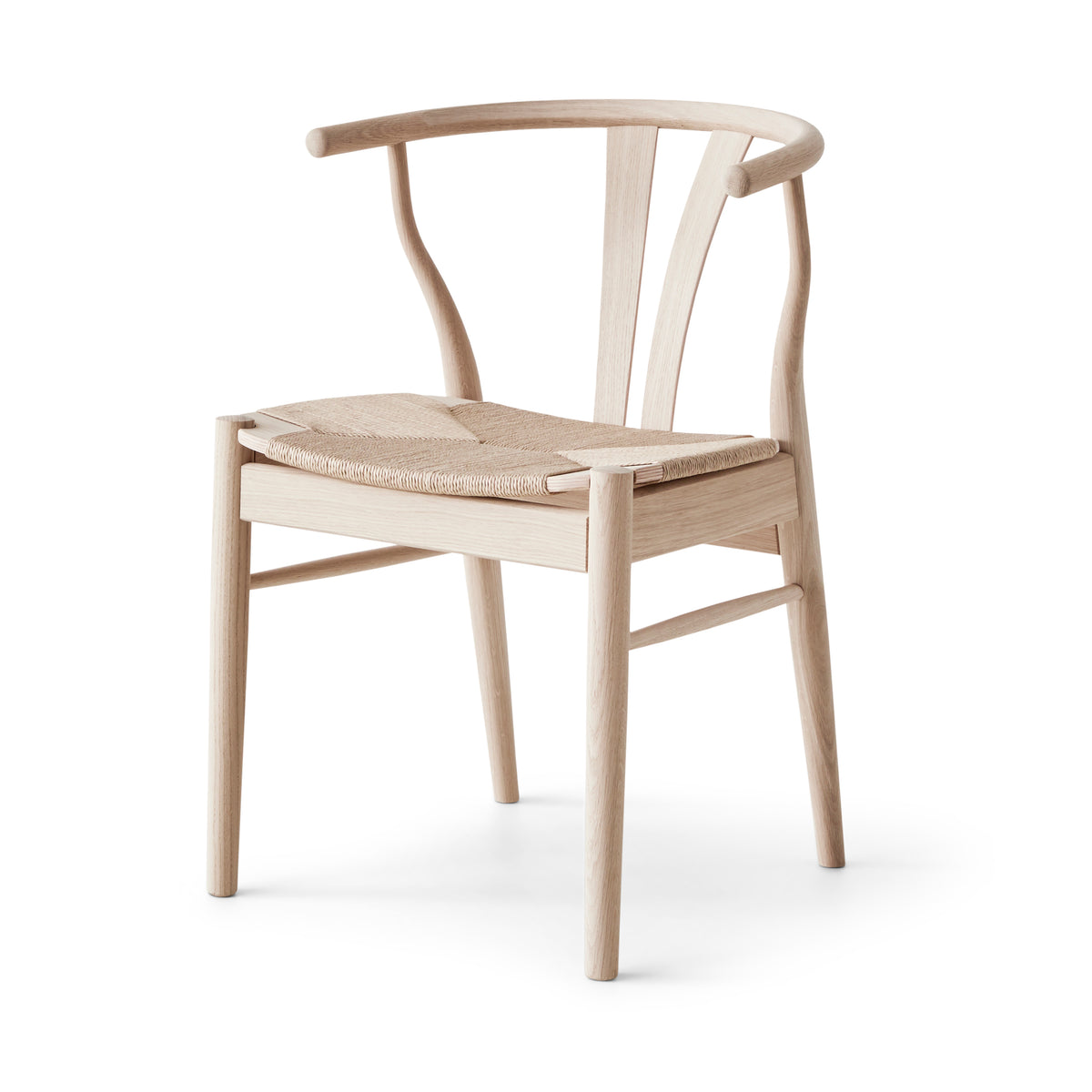 Eg, ubehandlet / Natur flet – Freja Spisebordsstol i Massiv Bøg eller Massiv Eg med Valgfrit Sæde fra Findahl by Hammel – fra Unique Beds, Home & Living