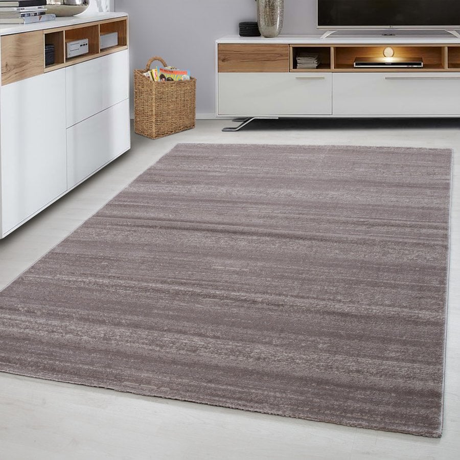 Henry Gulvtæppe i Beige med Kant fra Rugs by Uniquebeds Home &amp; Living | Flere Størrelser