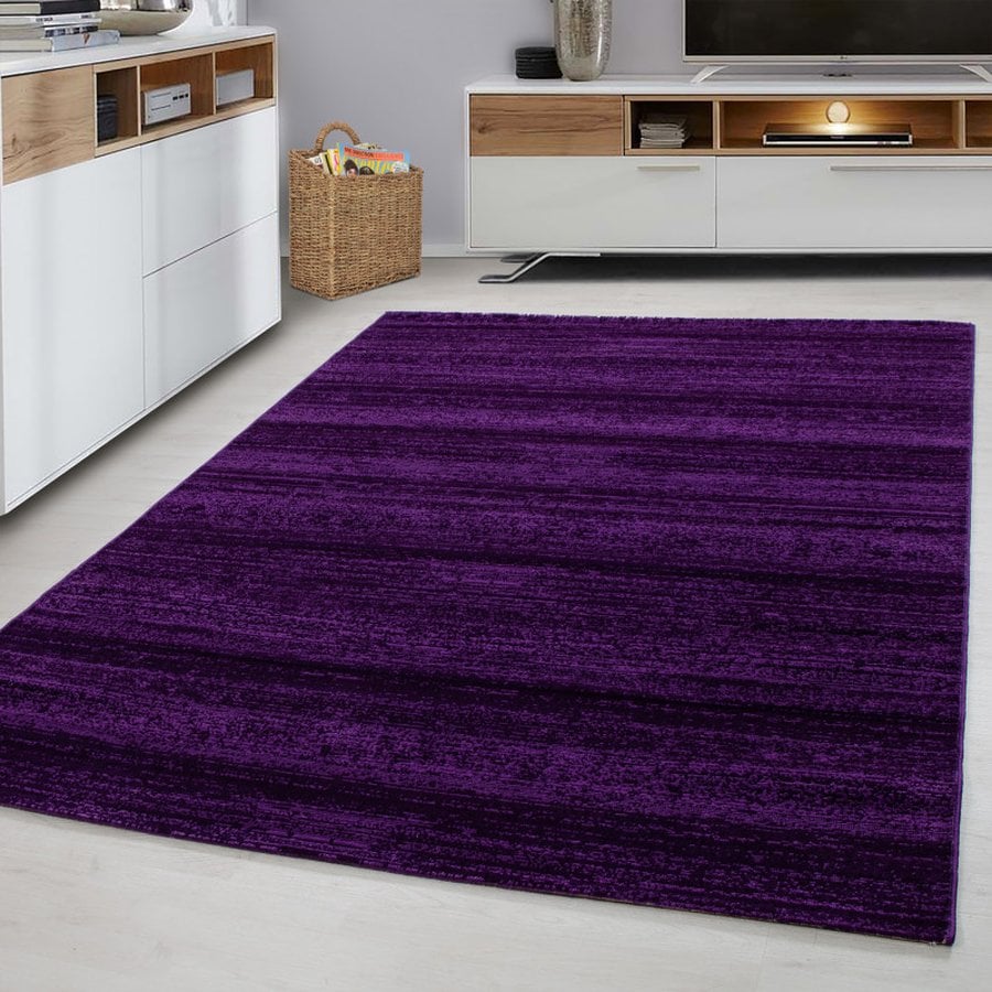 Henry Gulvtæppe i Lila med Kant fra Rugs by Uniquebeds, Home &amp; Living | Flere Størrelser