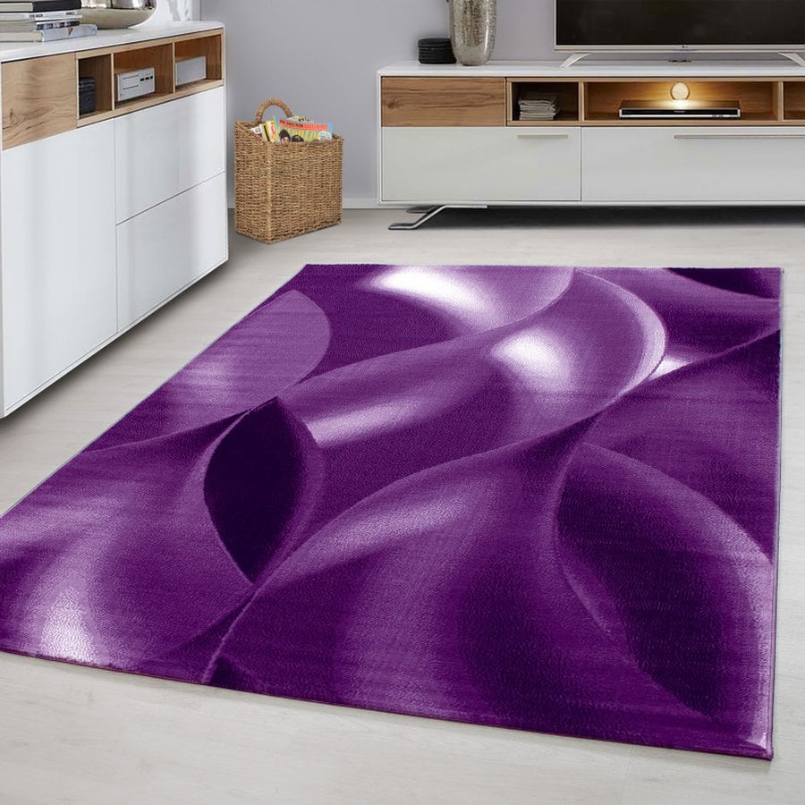 Henry Gulvtæppe i Lilla med Kant fra Rugs by Uniquebeds, Home &amp; Living | Flere Størrelser
