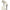 Gimli Spisebordsstol i Teddy Off White stof med Sorte Metalben fra Unique Furniture | B47xH79,5xD54,5cm