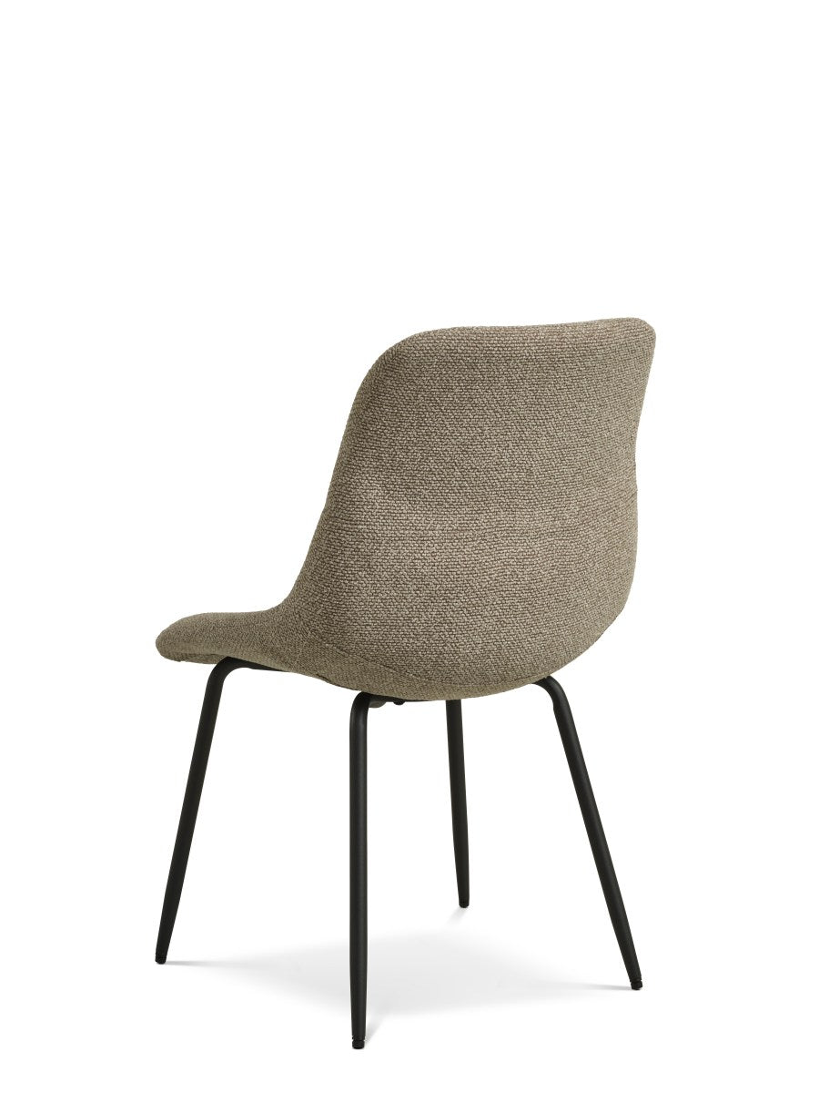 Jade Spisebordsstol i Micro Leather eller Møbelstof med Sort Stel fra Unique Beds, Home & Living