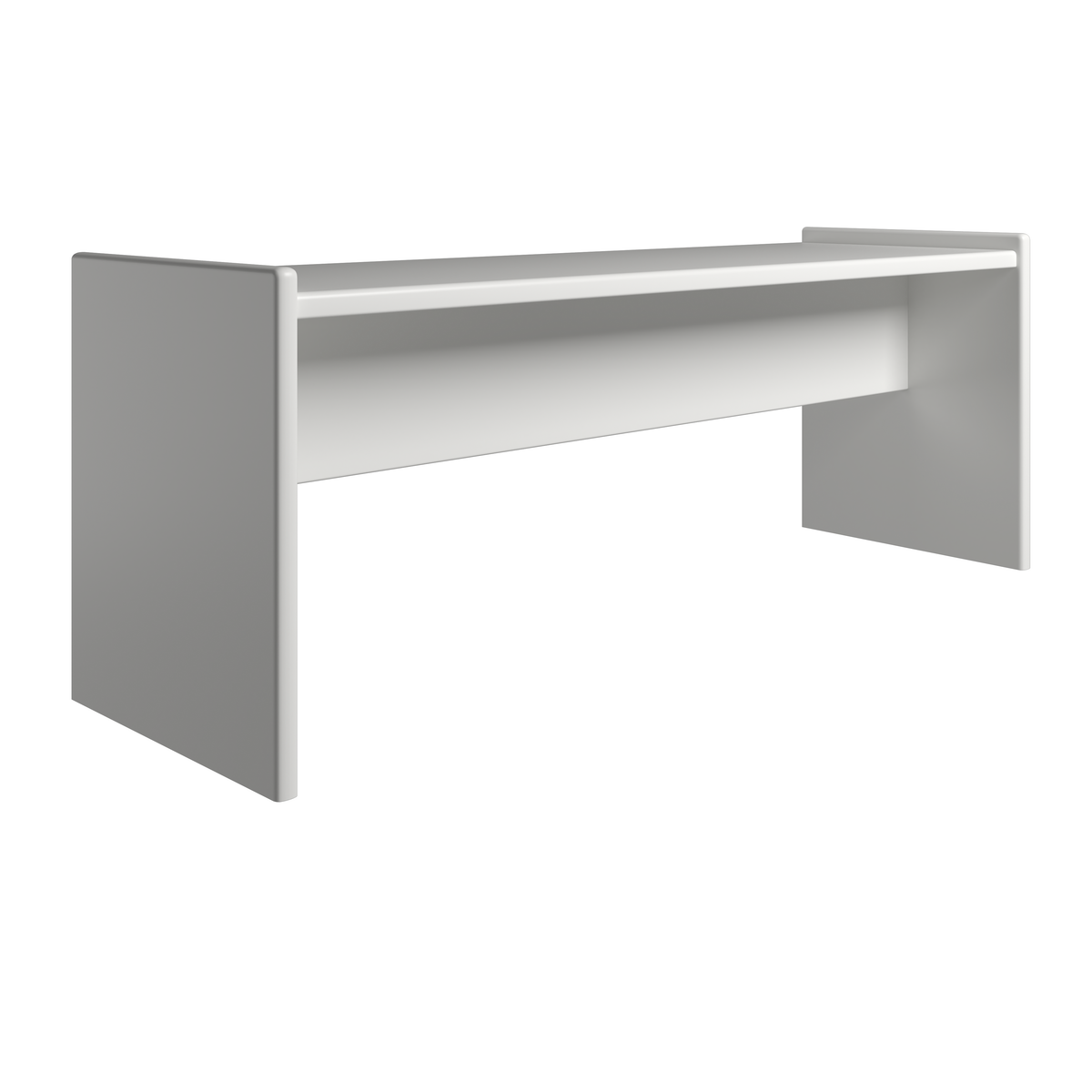 Bænk 112 i hvid fra Kaagaard – 120 cm – produktbillede – fra Unique Beds, Home & Living