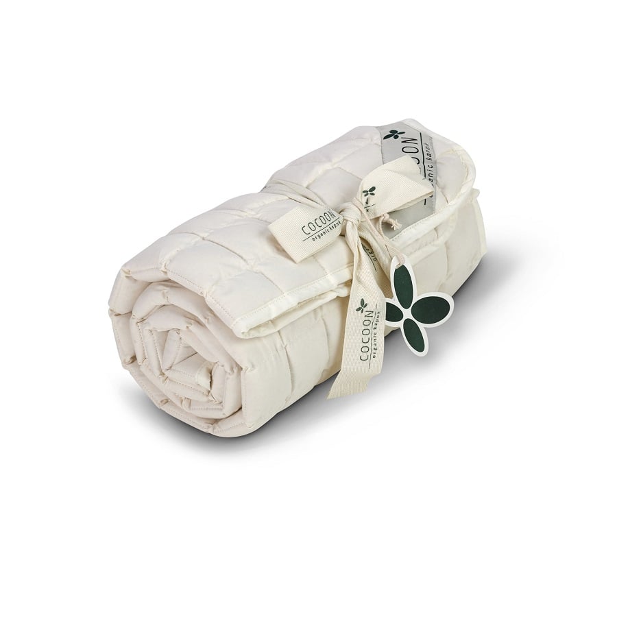 Baby Rullemadras i 100% Økologisk Kapok & 100% Økologisk GOTS Certificeret Bomuld fra Cocoon