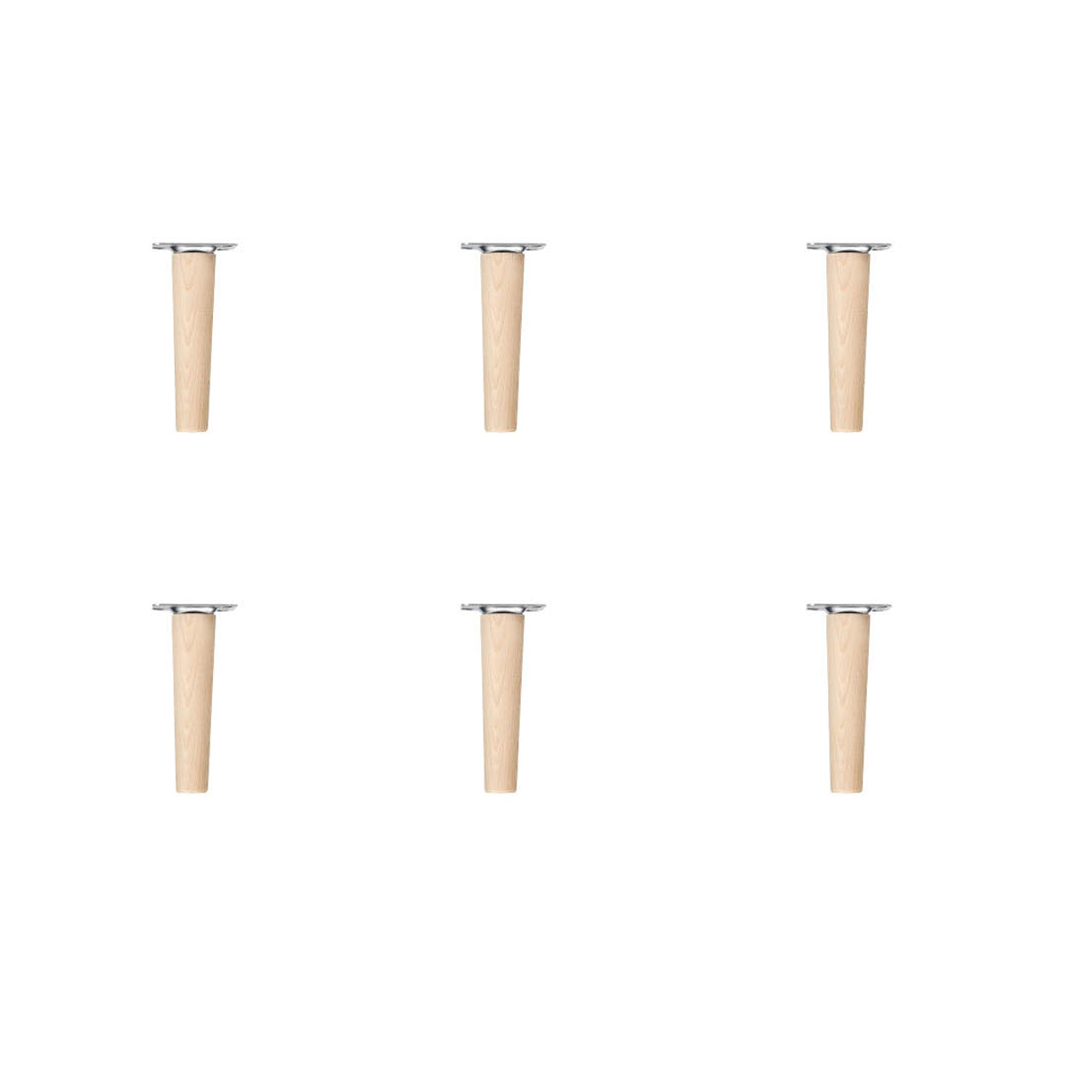 Koniske Træben 6 stk. Ø3,5 x H14 cm fra Mistral by Hammel – fra Unique Beds, Home & Living