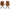 Milford Spisebordsstol Cognac Stof Drejefunktion Stel