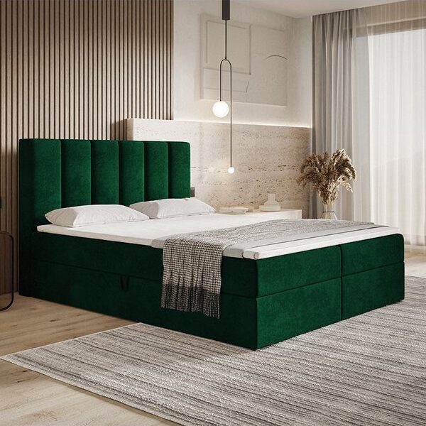 Box Model 1 Polstret Sengeramme Med Opbevaring Fra CozyQuilt Sleep | Håndlaves i Møbelstof, Fløjl, Velour & Læder – fra Unique Beds, Home & Living