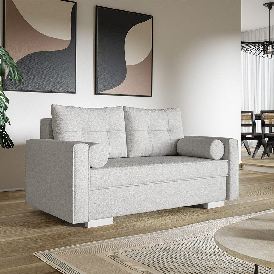 Komfort Model 2 Polstret 2-Personers Sofa Med Sovefunktion og Opbevaring – fra Unique Beds, Home & Living
