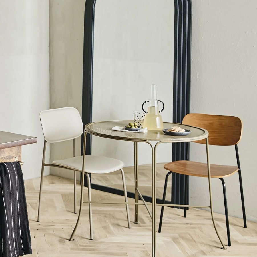 OLIVO Havebord i Grøn Metal fra Nordal | Ø75x74 cm