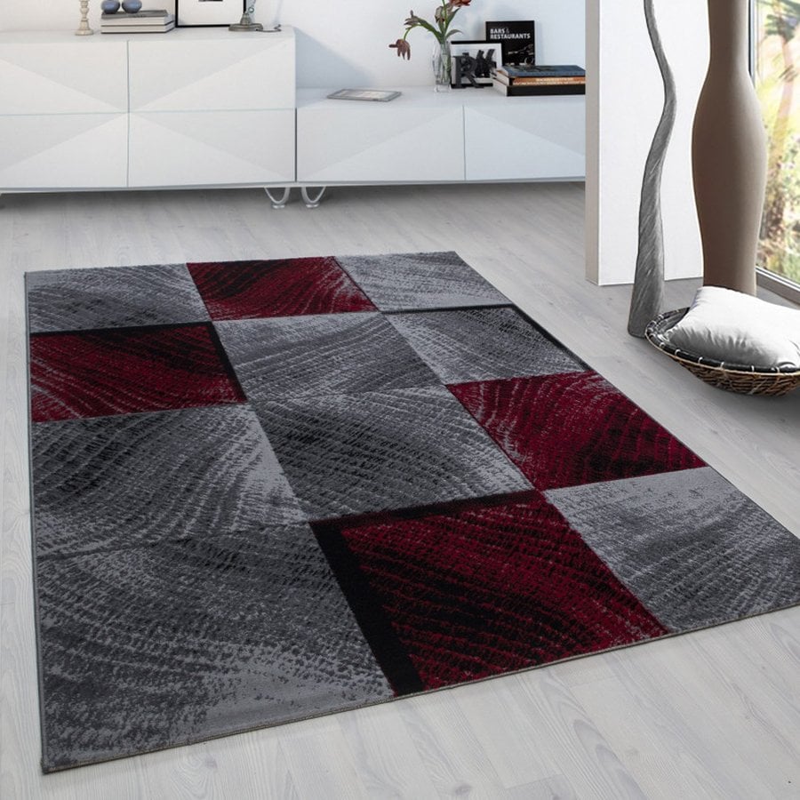Henry Gulvtæppe i Rød Polypropylen fra Rugs by Uniquebeds, Home &amp; Living | LxB 80x150 cm