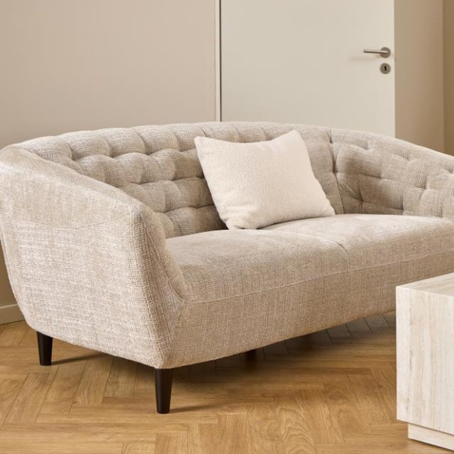 Ria Personers Sofa Beige Juto Stof