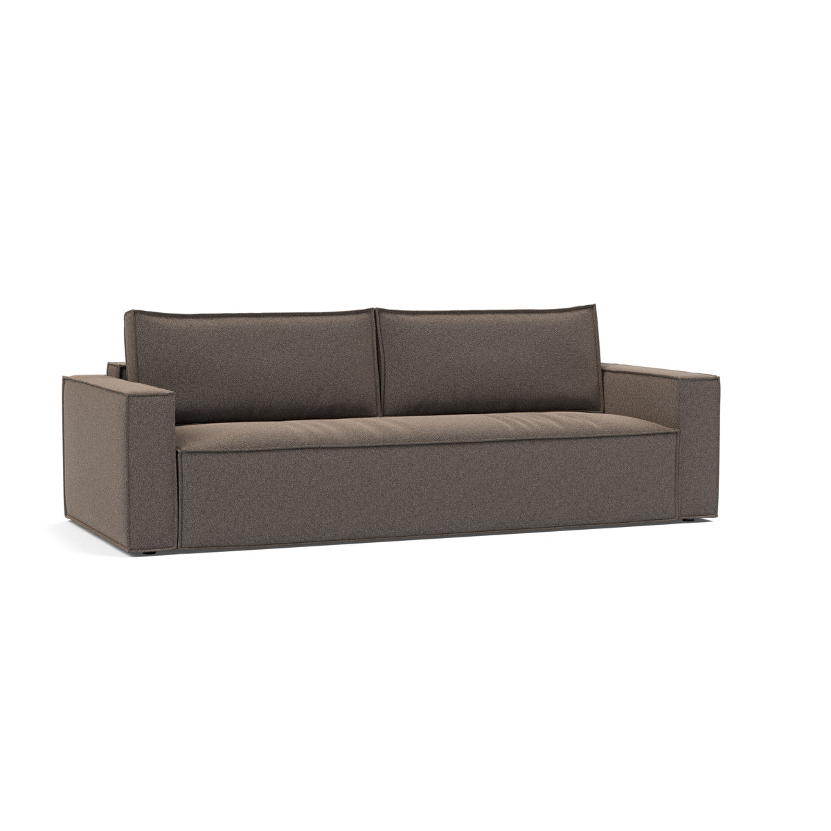 530 Bouclé Taupe – Newilla Sovesofa – som sofa fra Unique Beds, Home & Living