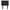 Nikko Hjørnebord i Sort MDF &amp; Fyrretræ med 2 Låger fra House Nordic | L45xB40xH50,5 cm