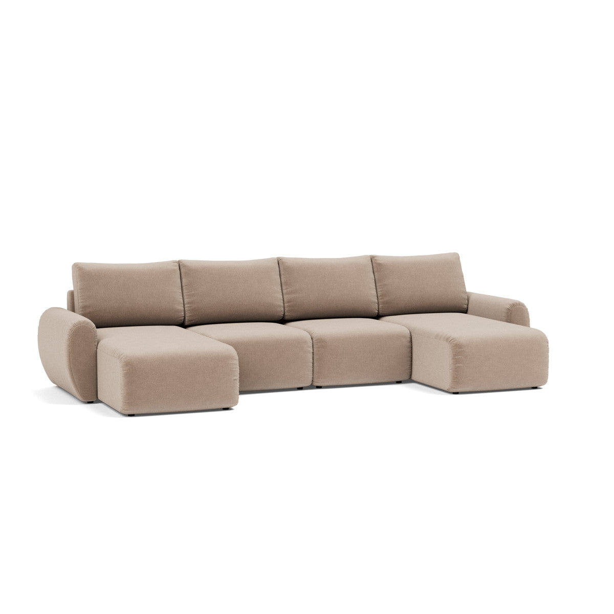 417 Esina Mocha – Curve – Norum U-Sovesofa fra Innovation Living – som sofa fra Unique Beds, Home & Living