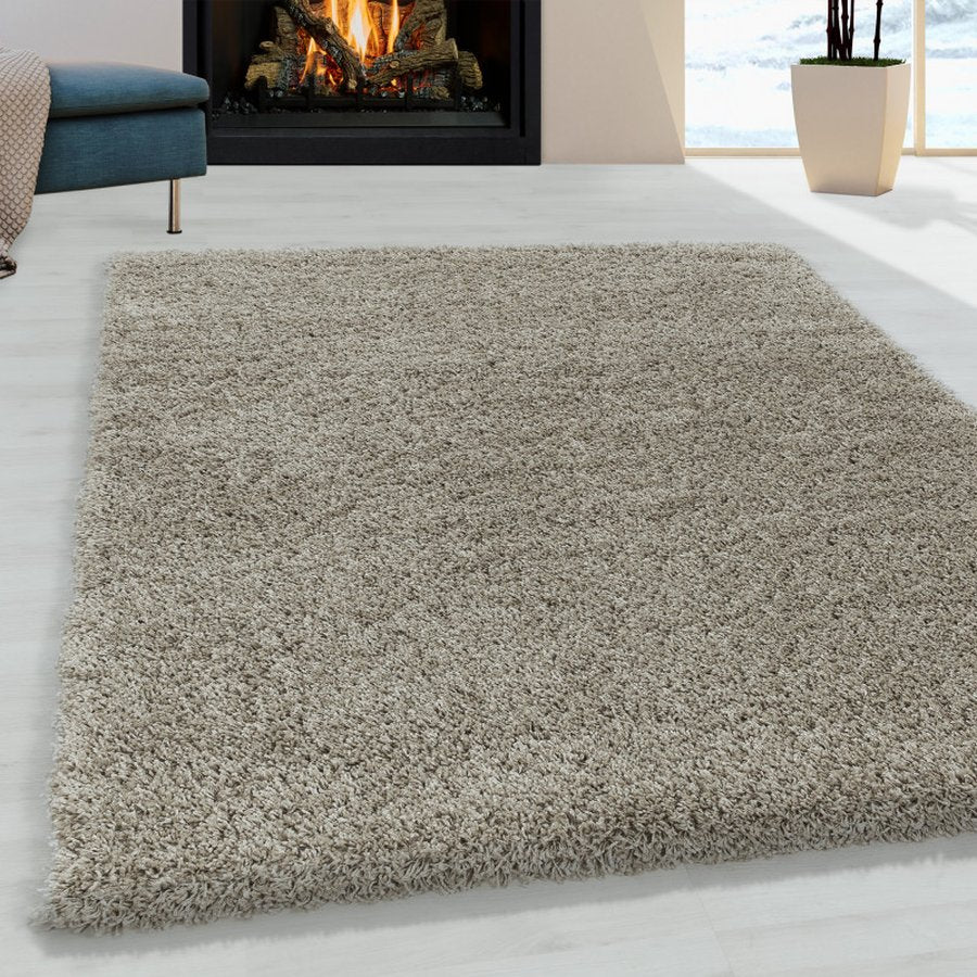 Oliver Gulvtæppe i Natur med Kant fra Rugs by Uniquebeds, Home &amp; Living | Flere Størrelser i Firkantet &amp; Rund