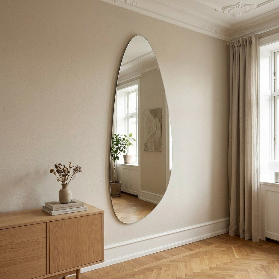 Pagani Spejl i Glas fra House Nordic | B57xL0,5xH160 cm
