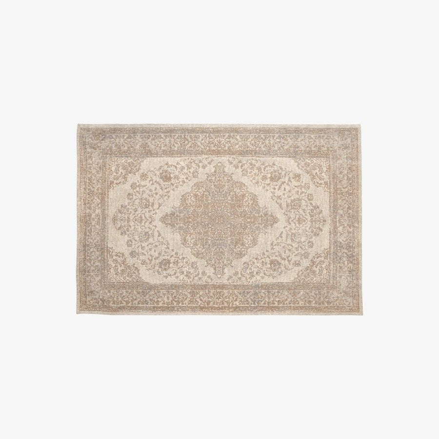 PEARL Gulvtæppe med Orientalsk Mønster fra Nordal | 160x240/200x290 cm | Sand, Beige