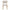 Savina Spisebordsstol i Sand Polyester &amp; Ben i Natur Metal fra House Nordic | B50xL60xH81 cm