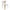 Savina Spisebordsstol i Sand Polyester &amp; Ben i Natur Metal fra House Nordic | B50xL60xH81 cm