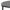 Seaford Hjørnebord Sort Ask Mdf Stel