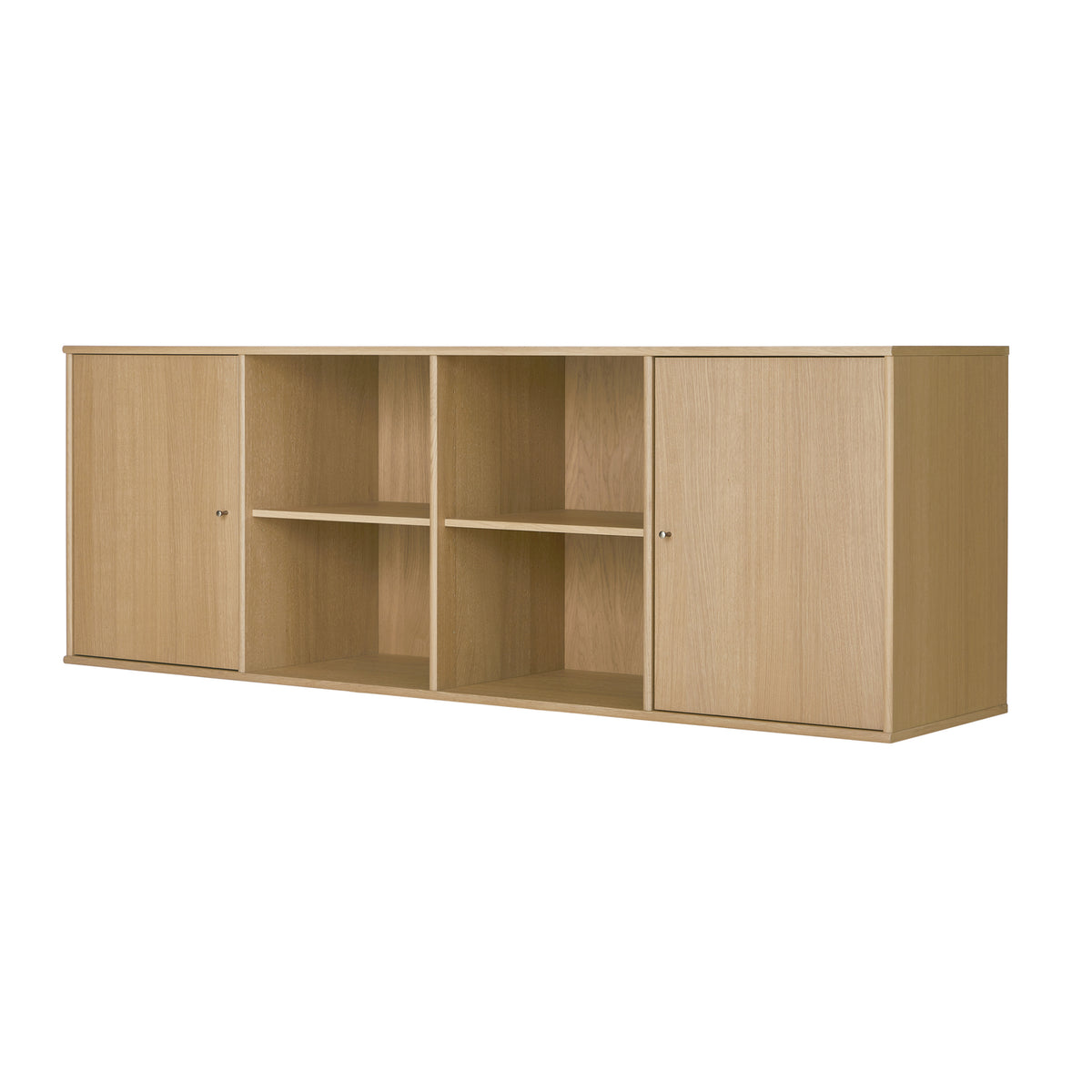 Hvidpigm. eg – Skænk med 2 Låger og Hylder fra Mistral by Hammel – fra Unique Beds, Home & Living