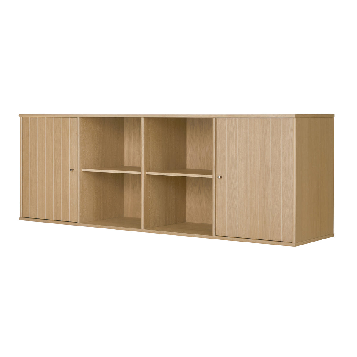 Hvidpigm. eg – Skænk med 2 Låger og Hylder fra Mistral by Hammel – fra Unique Beds, Home & Living