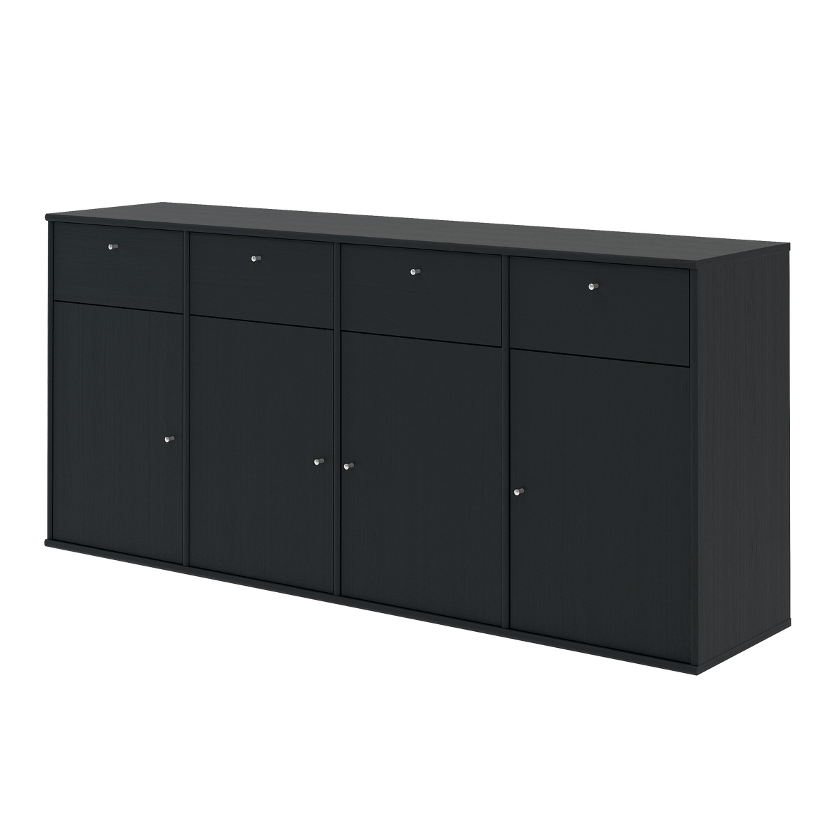 Sort bejdset – Skænk med 4 Låger og 4 Skuffer fra Mistral by Hammel – fra Unique Beds, Home & Living