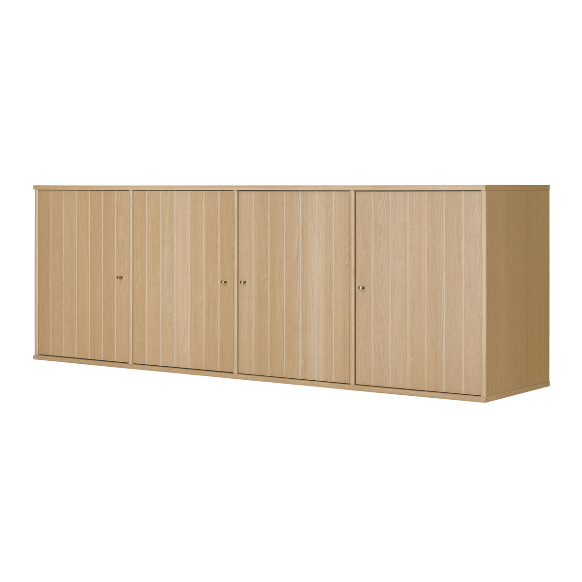 Hvidpigm. eg – Skænk med 4 Låger og Hylder fra Mistral by Hammel – fra Unique Beds, Home & Living