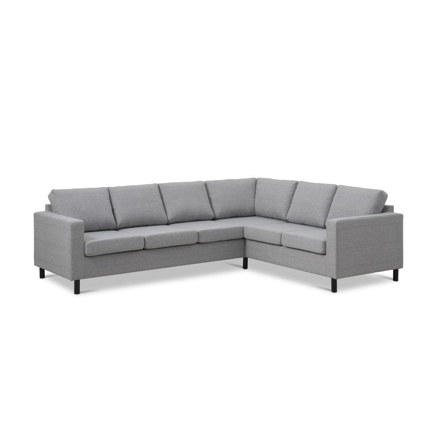 Stavanger Sæt 13 3C2 Hjørnesofa i Møbelstof fra Lexpo Living | 266x85/211x82 cm | Flere Farver – fra Unique Beds, Home & Living