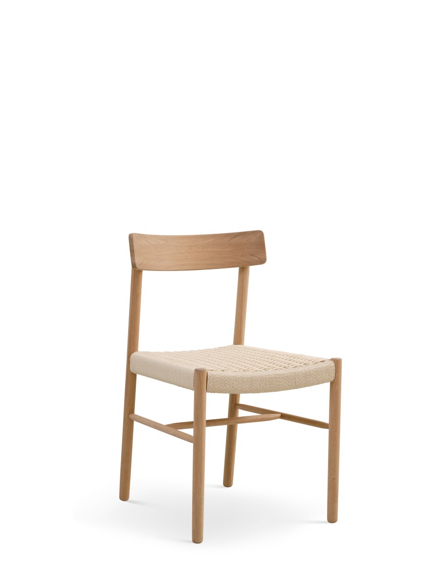 solid oak/natural wicker – Sydney spisebordsstol fra Unique Beds, Home & Living