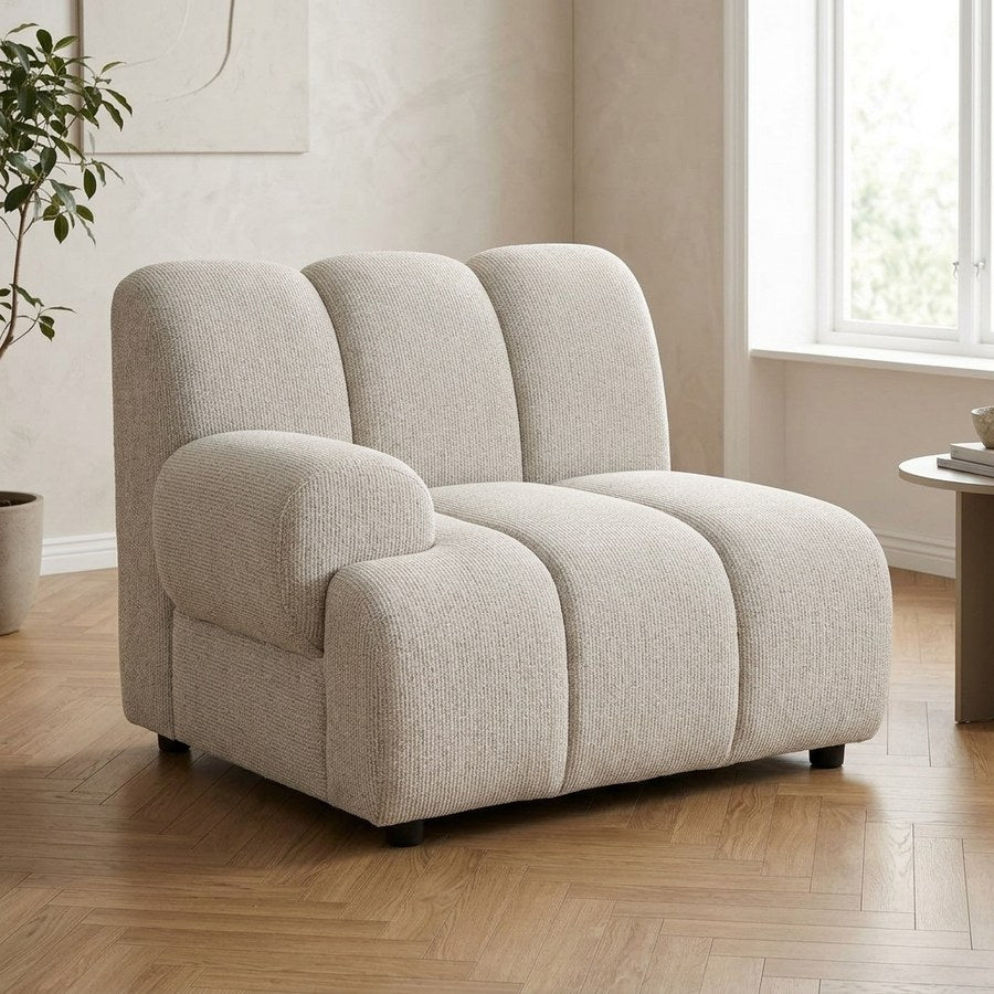 Taza Venstre Modul i Sand Polyester fra House Nordic | B95xL95xH77 cm