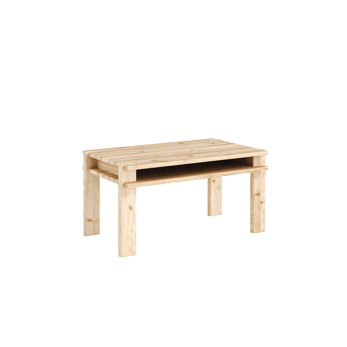 Tuck rektangulært sofabord 80x50 i ubehandlet fyrretræ fra Karup Design – fra Unique Beds, Home & Living