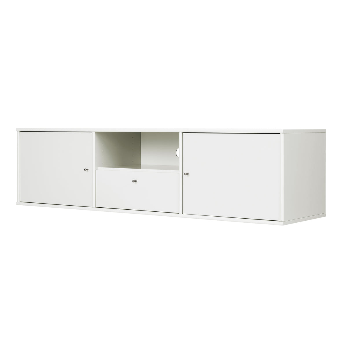 Snehvid – TV-bord med 2 Låger og Skuffe fra Mistral by Hammel – fra Unique Beds, Home & Living