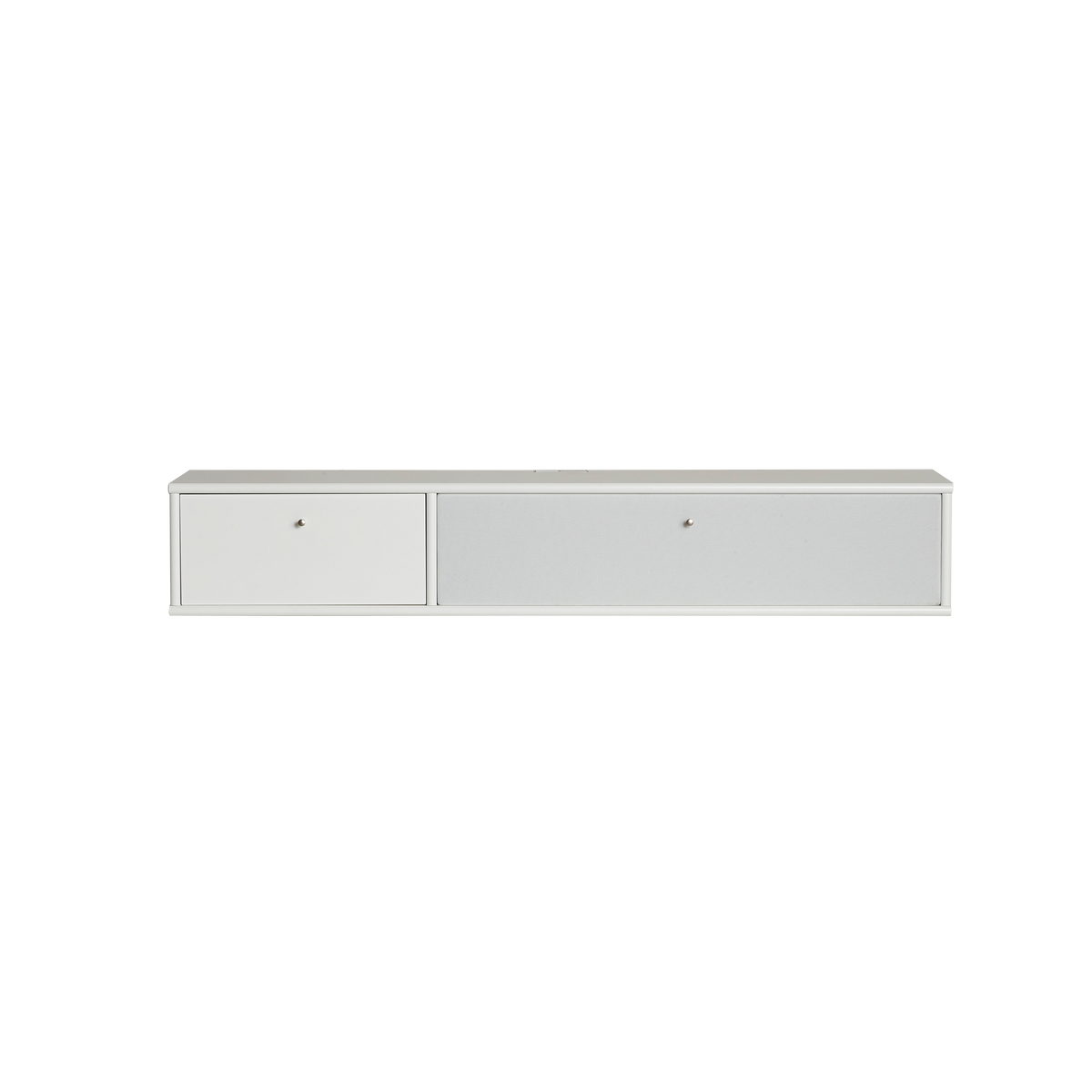 Snehvid – TV-bord med Skuffe og Stofklap fra Mistral by Hammel – fra Unique Beds, Home & Living