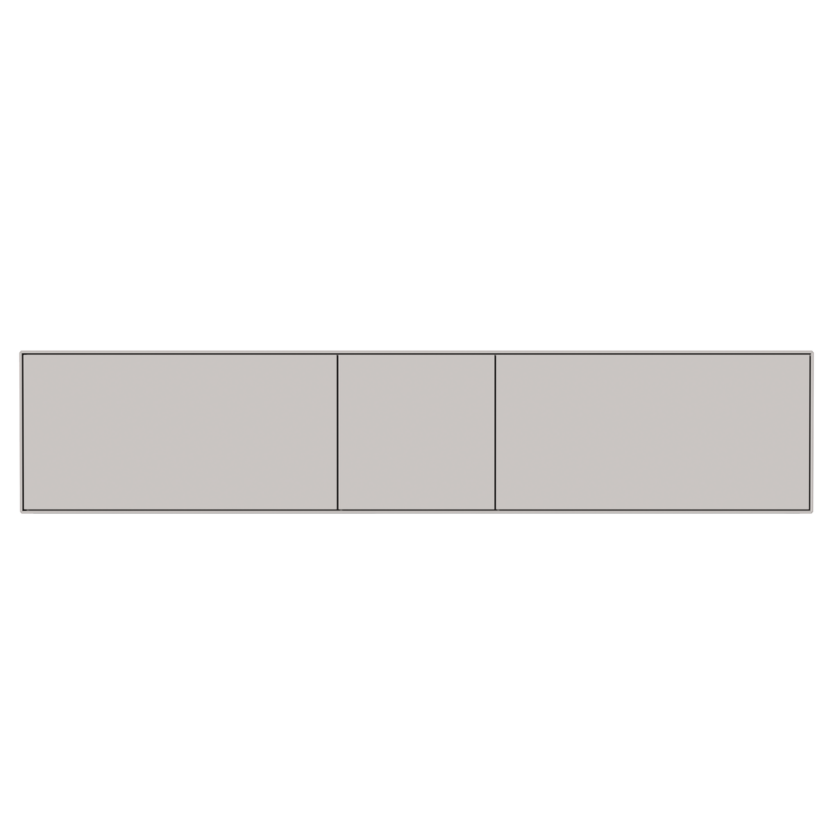 Micaceous light grey – TV-bord på Stillefødder med 2 Klapper og 1 Låge fra Edge by Hammel – fra Unique Beds, Home & Living
