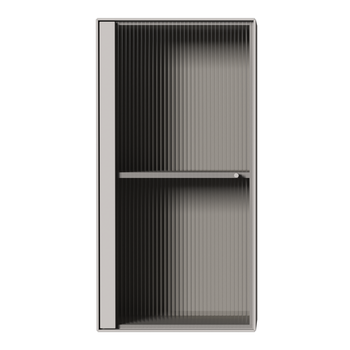Micaceous light grey – Væghængt Skab med Glaslåge fra Edge by Hammel – fra Unique Beds, Home & Living